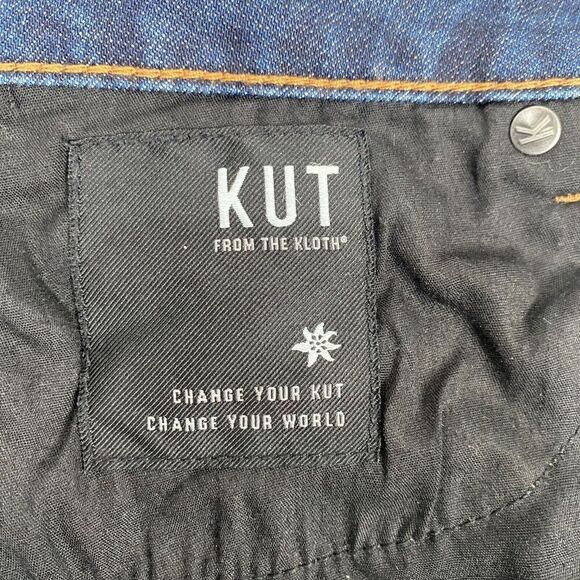 Kut From The Kloth Womens Natalie High Rise Bootcut Blue Jeans SZ 12 Stretch - Picture 9 of 12